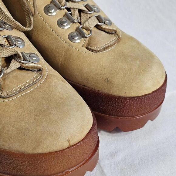 Vintage GRAND PIONEER Italian Work Brown Leather Boots Fits Like Men's US 10 - Picture 6 of 12